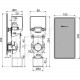 Сифон для отвода конденсата DN40/50 Alca Plast AKS4