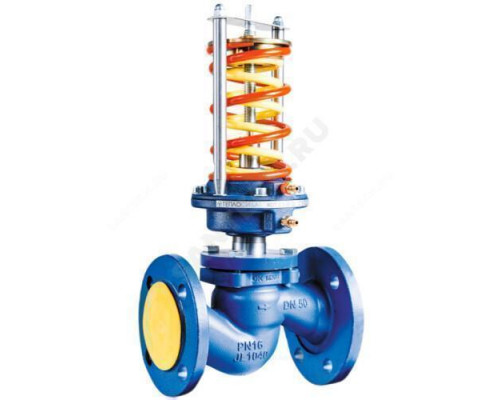 Регулятор давления после себя чугун RDT-P Ду 50 Ру16 фл Рп0.16-1.8 Kvs=16м3/ч Теплосила RDT-P-1.1-50-16