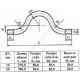 Скоба сталь обводная Ду 15 резьба из труб по ГОСТ 3262-75 КАЗ .