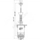 Арматура для бачка сливная шток белый 1/реж АНИ Пласт WC7040