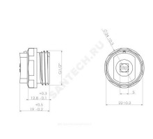 Кран Маевского ручной латунь Ду 15 Ру10 G1/2