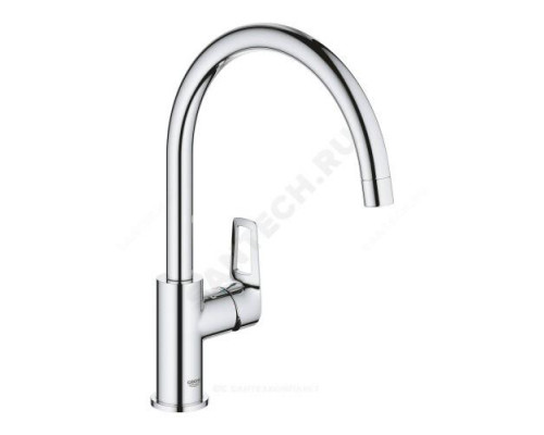 Смеситель для кухонной мойки ручка сбоку одноручный BauLoop Grohe 31368001