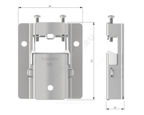 Крепление настенное Flexcon MB2 для расширительных баков Airfix 8-25 л Flamco 27913