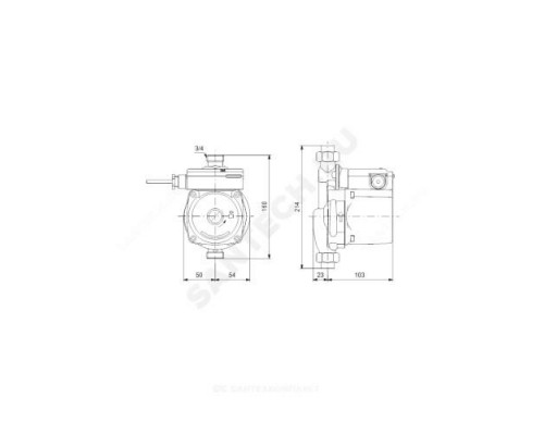 Насос повысительный UPA 15-90 PN10 1х230В/50 Гц Grundfos 99547009