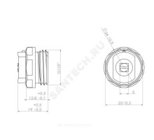 Кран Маевского ручной латунь Ду 15 Ру10 G1/2