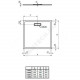 Поддон душевой акрил квадрат ULTRAFLAT NEW 900х900х25 черный Ideal Standard T4467V3