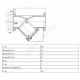 Фильтр сетчатый Y-образный чугун Ду 50 Ру16 фл ФСФ со сливной пробкой Ридан 082X4065