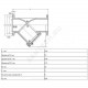 Фильтр сетчатый Y-образный чугун Ду 80 Ру16 фл ФСФ со сливной пробкой Ридан 082X4067