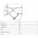 Фильтр сетчатый Y-образный чугун Ду 125 Ру16 фл ФСФ со сливной пробкой Ридан 082X4069