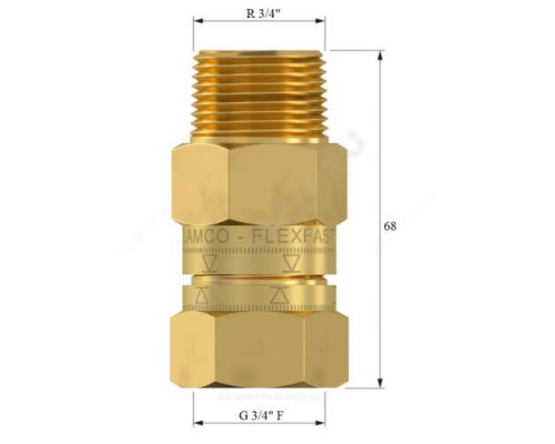 Соединение Flexfast для расширительного бака 8-25 л Flamco 27920