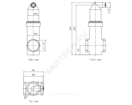 Сепаратор латунь Exvoid Ду 40 Ру10 G1 1/2