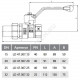 Кран шаровой латунь Pride Ду 15 Ру40 ВР/