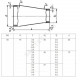 Переход сталь концентрический Дн 273х10,0-108х6,0 (Ду 250х100) бесшовный ГОСТ 17378-2001