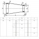Переход сталь концентрический Дн 273х10,0-159х8,0 (Ду 250х150) бесшовный ГОСТ 17378-2001
