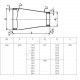 Переход сталь концентрический Дн 45х2,5-25х1,6 (Ду 40х20) бесшовный ГОСТ 17378-2001 РБ