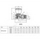 Клапан ручной регулировки для радиатора R6TG Ду 25 Ру16 ВР прямой Giacomini R6X035