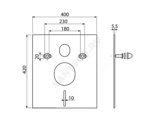 Комплект звукоизоляционный для инсталляции Alca Plast M930