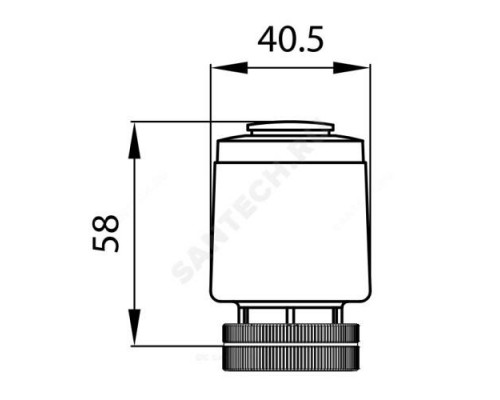 Привод термоэлектрический TWA-Z 24В Danfoss 082F1260