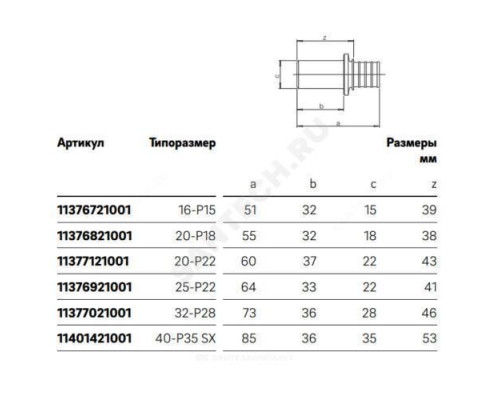 Муфта для PE-X труб аксиальная нерж Дн 16х15 под пресс соединение RAUTITAN SX Rehau 11376721001