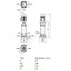 Насос многоступенчатый вертикальный HELIX FIRST V 602-5/16/E/S/400-50 PN16 3х400В/50 Гц Wilo 4201125