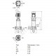 Насос многоступенчатый вертикальный HELIX FIRST V 603-5/25/E/S/400-50 PN16 3х400В/50 Гц Wilo 4201130