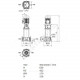 Насос многоступенчатый вертикальный HELIX FIRST V 604-5/25/E/S/400-50 PN16 3х400В/50 Гц Wilo 4201132