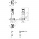 Насос многоступенчатый вертикальный HELIX FIRST V 607-5/25/E/S/400-50 PN16 3х400В/50 Гц Wilo 4201142