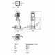 Насос многоступенчатый вертикальный HELIX FIRST V 609-5/25/E/S/400-50 PN16 3х400В/50 Гц Wilo 4201148