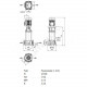 Насос многоступенчатый вертикальный HELIX FIRST V 611-5/25/E/S/400-50 PN16 3х400В/50 Гц Wilo 4201154