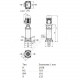 Насос многоступенчатый вертикальный HELIX FIRST V 612-5/16/E/S/400-50 PN16 3х400В/50 Гц Wilo 4201155