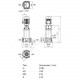 Насос многоступенчатый вертикальный HELIX FIRST V 612-5/25/E/S/400-50 PN16 3х400В/50 Гц Wilo 4201157