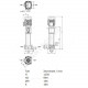 Насос многоступенчатый вертикальный HELIX FIRST V 616-5/25/E/KS/400-50 PN25 3х400В/50 Гц Wilo 4201164