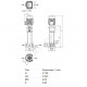 Насос многоступенчатый вертикальный HELIX FIRST V 628-5/30/E/KS/400-50 PN30 3х400В/50 Гц Wilo 4201175