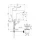 Смеситель для умывальника одноручный CERAFLEX Grande Ideal Standard B1712AA .