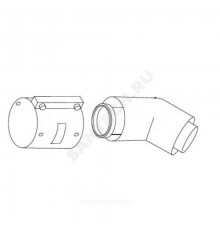 Отвод коаксиальный алюминий 80/125 мм 45 гр Protherm 20199416