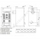 Котел твердотопливный напольный Бобер 20 DLO 19 кВт 2-х ходовой Protherm 10018860