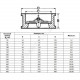 Клапан обратный чугун 2/створ NVD 895 Ду 300 Ру16 Тмакс=100 оС межфл створки нерж Danfoss 065B7503