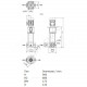 Насос многоступенчатый вертикальный HELIX V 410-1/25/E/KS/400-50 PN25 3х400В/50 Гц Wilo 4160529