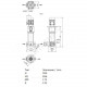 Насос многоступенчатый вертикальный HELIX V 412-1/25/E/KS/400-50 PN25 3х400В/50 Гц Wilo 4160533