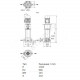 Насос многоступенчатый вертикальный HELIX V 424-1/25/E/KS/400-50 PN25 3х400В/50 Гц Wilo 4160545