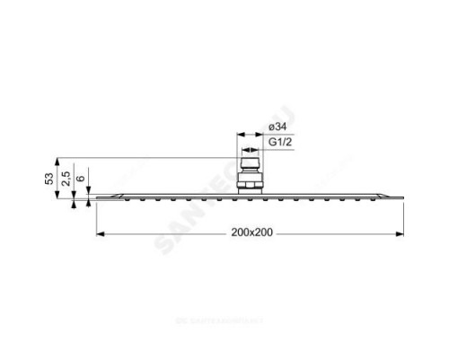 Душ верхний IDEALRAIN LUXE Ideal Standard B0387MY .