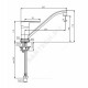 Смеситель для кухонной мойки одноручный UNO Vidima BA241AA .
