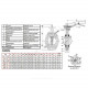 Затвор дисковый поворотный чугун VP4458-02EP Ду 80 Ру25 межфл с рукояткой диск чугун манжета EPDM Tecofi VP4458-02EP0080