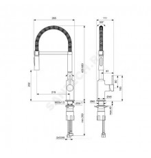 Смеситель для кухонной мойки одноручный CERALOOK Ideal Standard BC302AA