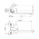 Смеситель для ванны с душем одноручный CERAFLEX Ideal Standard B1741AA .