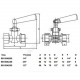 Кран для манометра 3-ходовой латунь 159 Ду 15 Ру16 ВР/НР G1/2