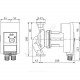 Насос циркуляционный с мокрым ротором для ГВС YONOS MAXO-Z 25/0,5-10 PN10 1х230В/50/60 Гц Wilo 2175539