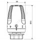 Элемент термостатический R468H жид/нап гайка М30х1,5 8-32oC Giacomini R468HX001