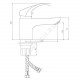 Смеситель для умывальника одноручный Город К-серия Славен СЛ-ОД-К10