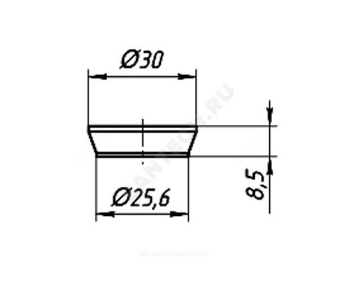 Прокладка коническая 25мм АНИ Пласт M025